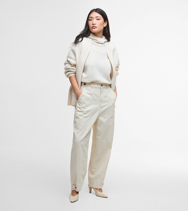MARTHA Solid Relaxed Fit Trousers