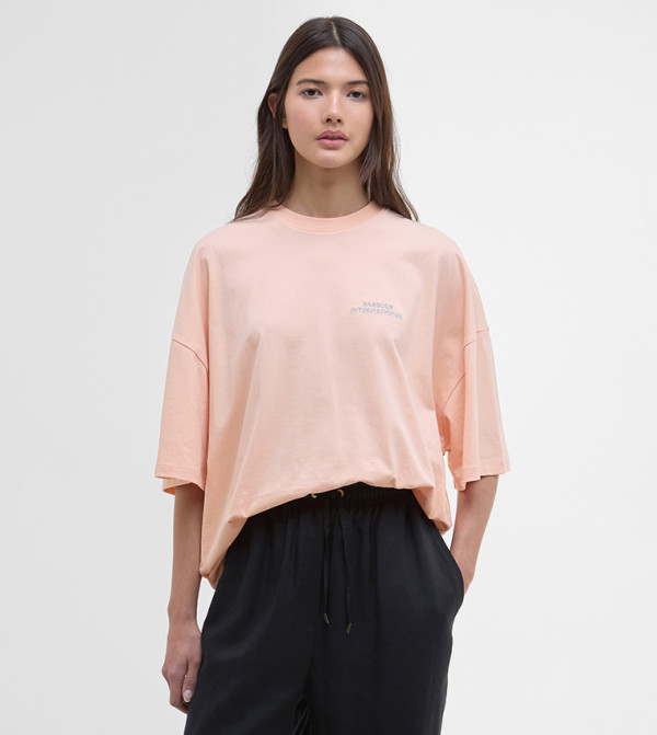 PALMA Solid Crew Neck T-Shirt