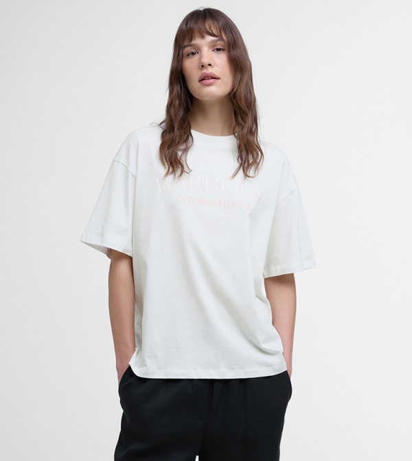 CALI Printed Crew Neck T-Shirt