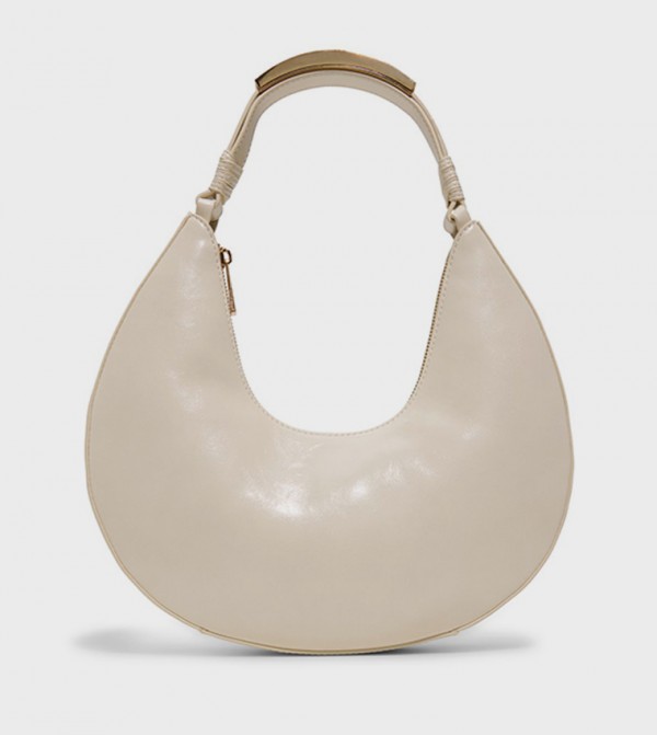 LUNELEE Textured Hobo Bag