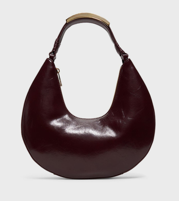 LUNELEE Textured Hobo Bag