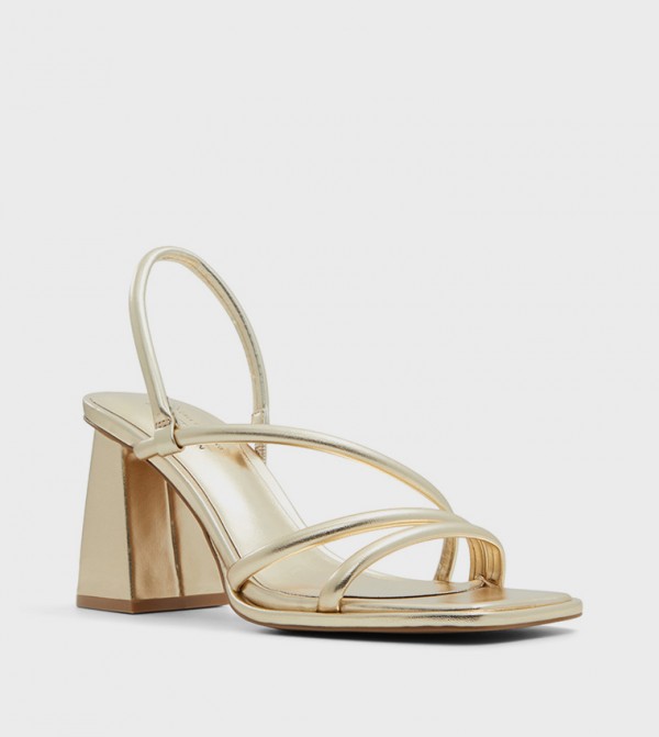LUXE Slingback Block Heel Sandals