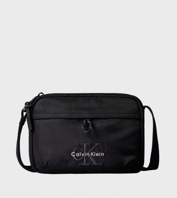 Logo Embroidered Camera Bag