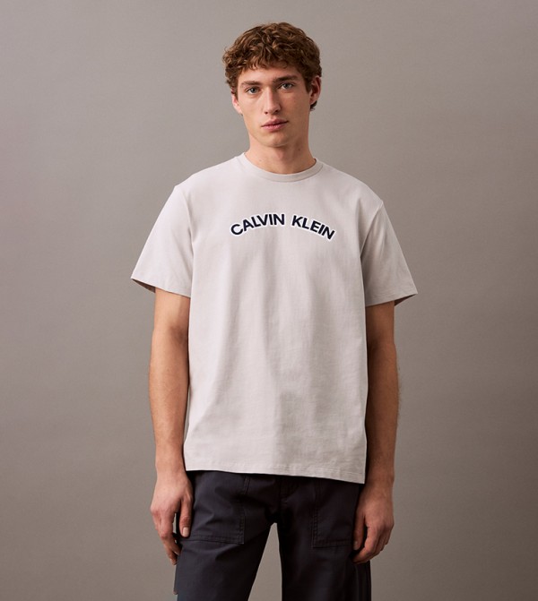 Logo Printed Crew Neck T-Shirt