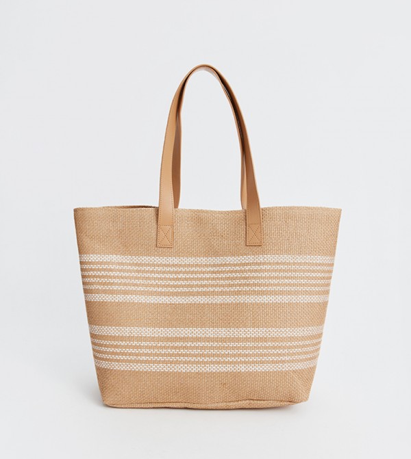 Striped Tote Bag