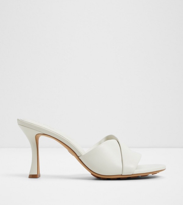 LYHANNA Textured Heeled Sandals
