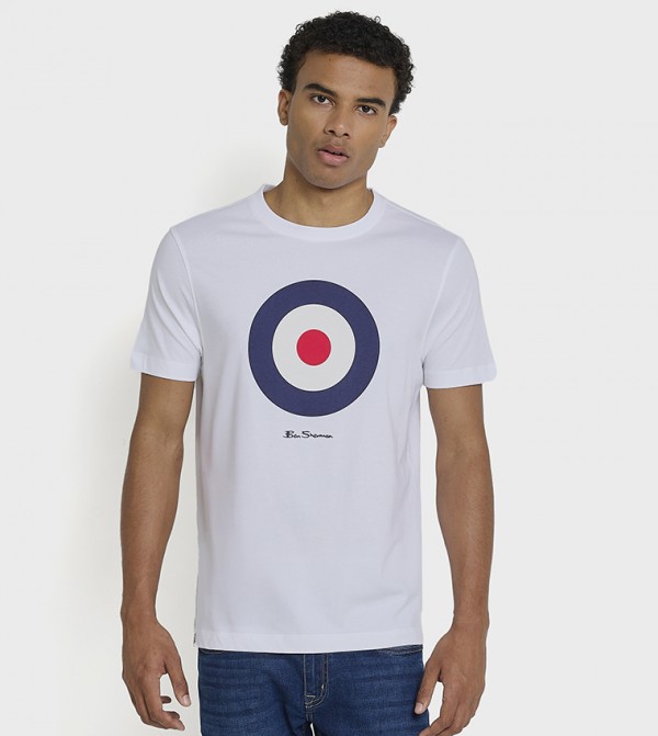 Printed Crew Neck Cotton T-Shirt
