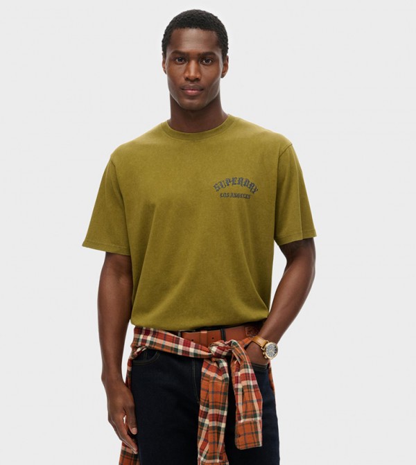 Printed Crew Neck T-Shirt