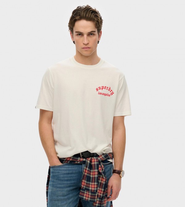 Printed Crew Neck T-Shirt