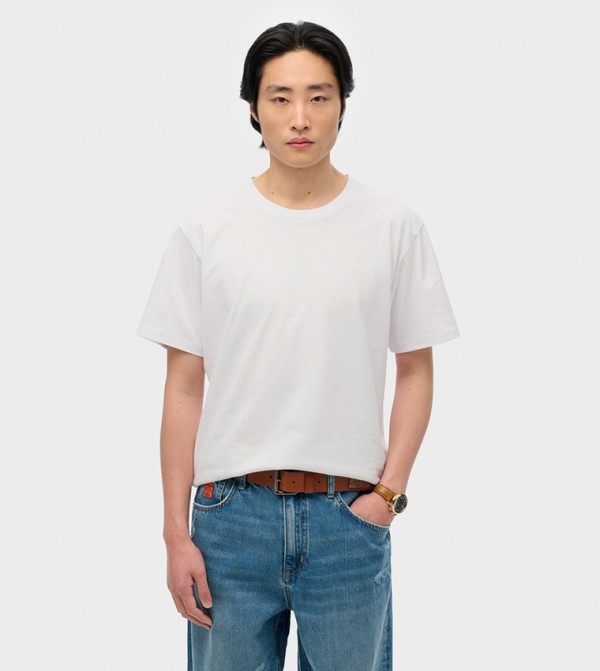 Crew Neck Relaxed Fit T-Shirt