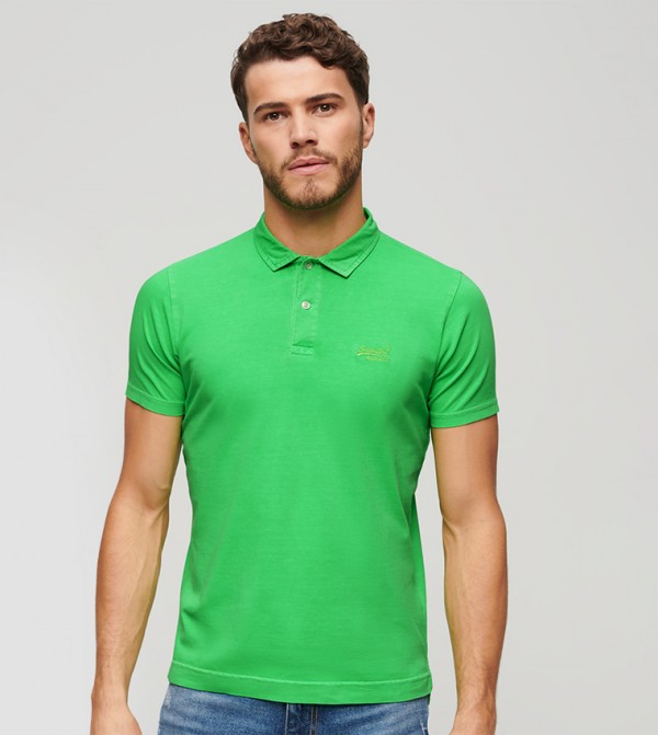 Essential Logo Embroidered Polo T-Shirt