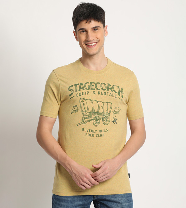 Printed Crew Neck T-Shirt