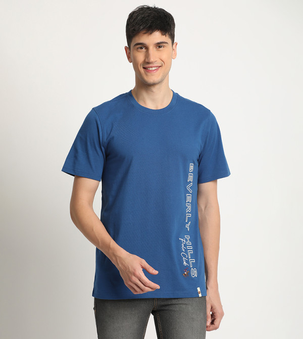 Logo Printed Crew Neck T-Shirt