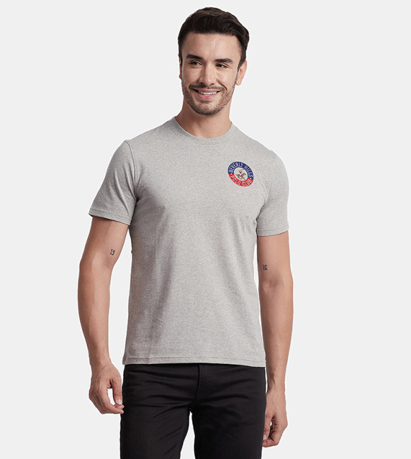 Logo Embroidered Short Sleeves T-Shirt