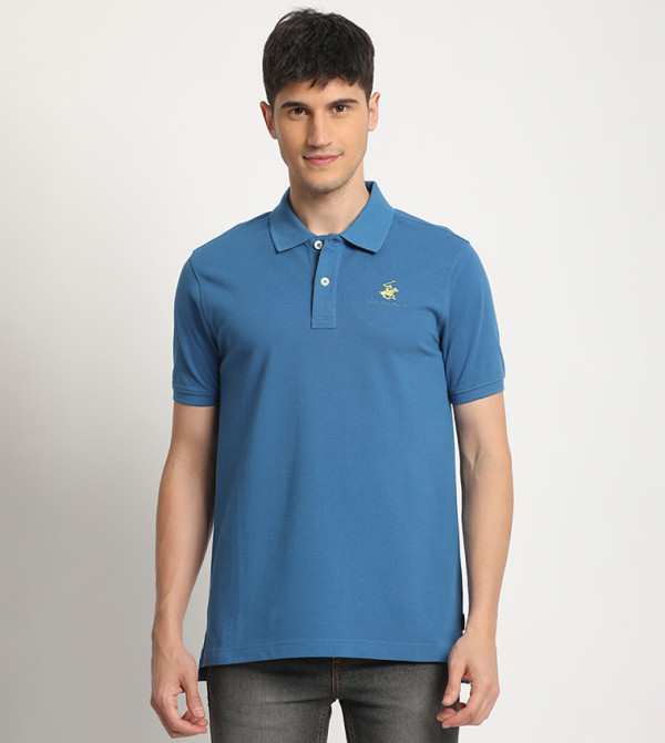 Logo Embroidered Polo T-Shirt