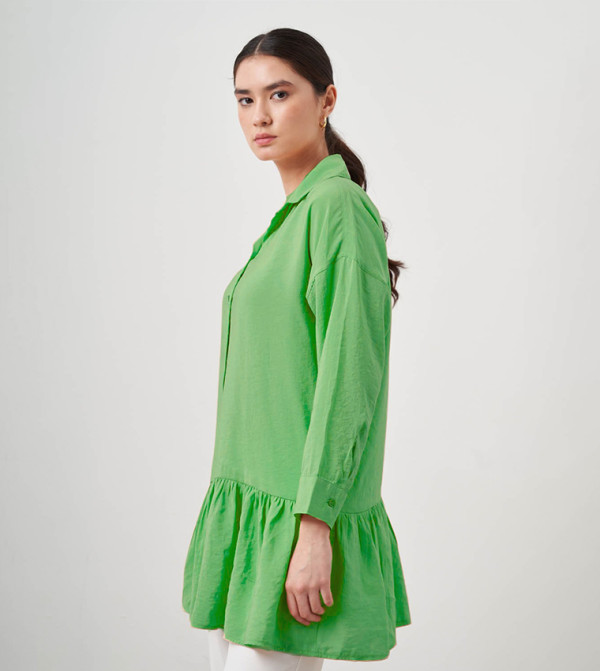 Textured Long Sleeves Shirt