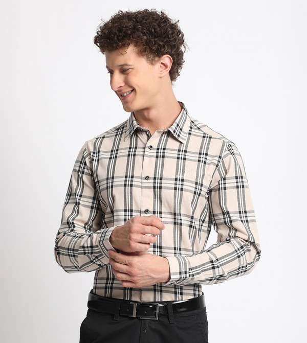 Plaid Long Sleeves Shirt