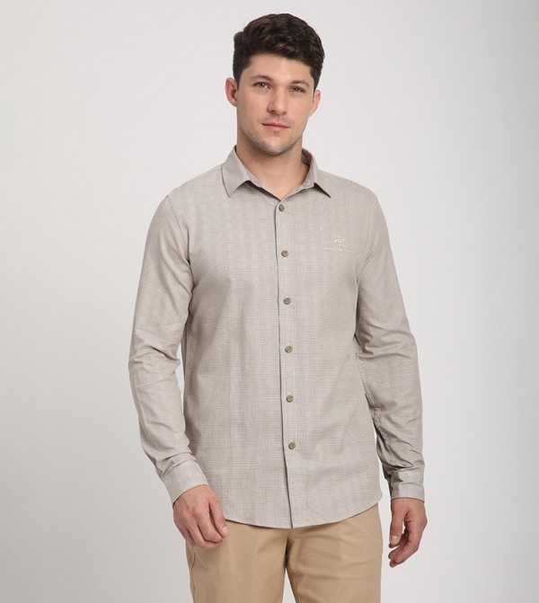 Plaid Long Sleeves Shirt
