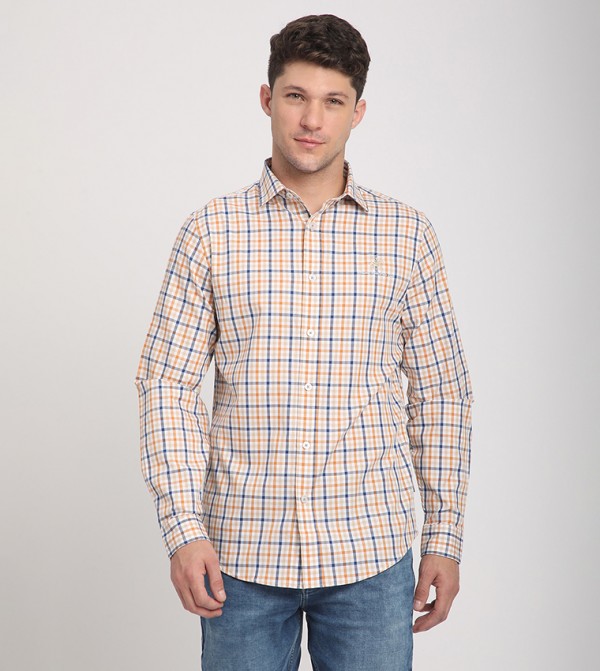 Plaid Long Sleeves Shirt