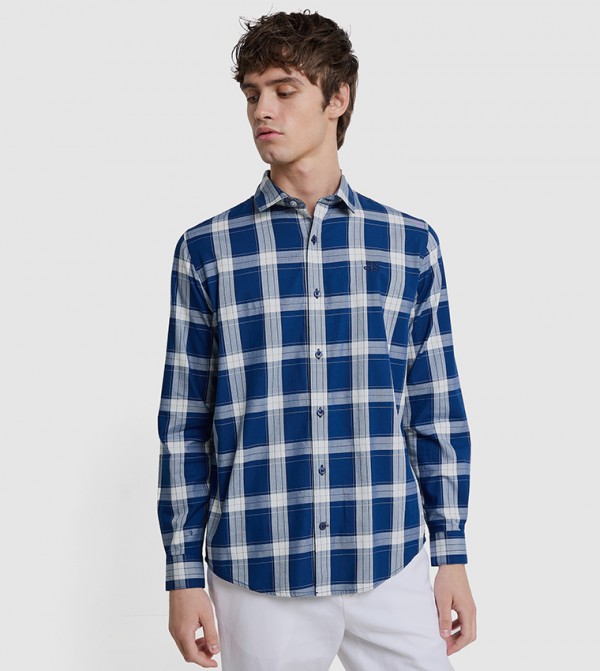 Plaid Long Sleeves Shirt