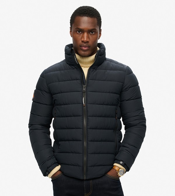 Fuji Embroidered Puffer Jacket