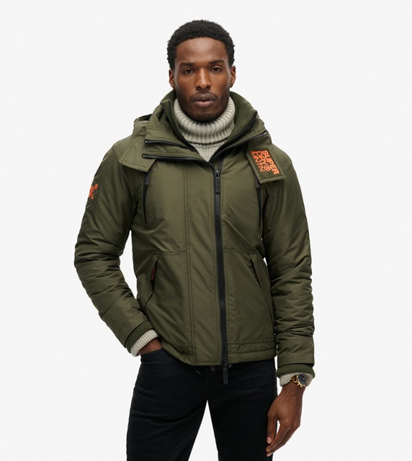 Hooded Windbreaker Jacket