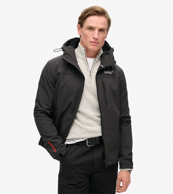 Ripstop Softshell Hooded Trekker Jacket
