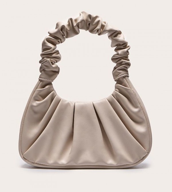 Extreme Ruched Handle Shoulder Bag