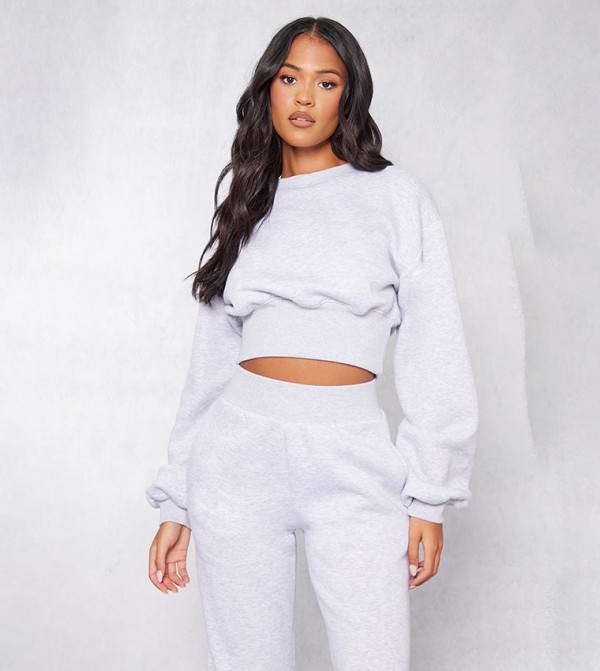 Tall Solid Cropped Sweatshirt