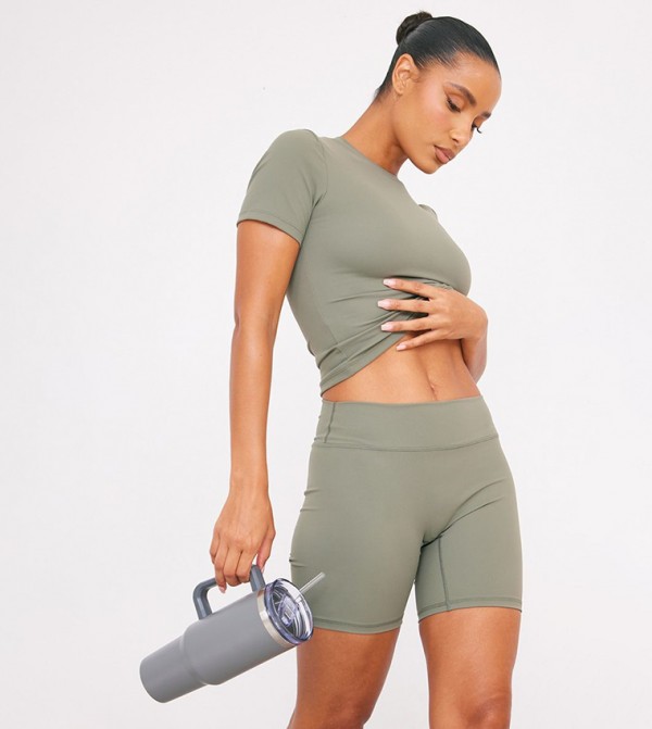Ultimate Sculpt Longline Short Sleeves Top