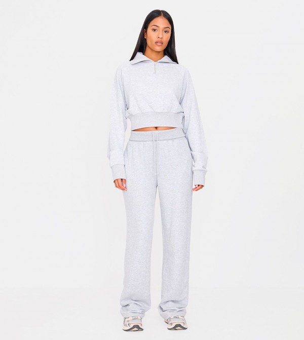 Tall Fold Over Straight Fit Sweatpants