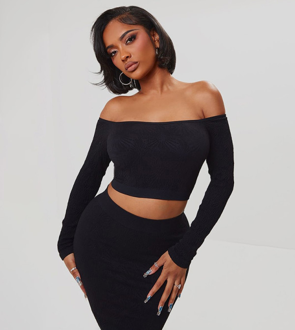 كروب توب مرن بدون كم اوف شولدر