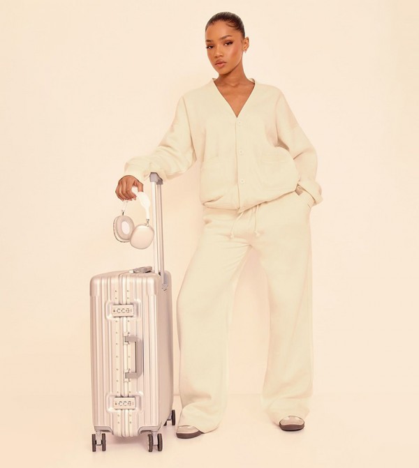 Drawstring Waist Wide Leg Sweatpants