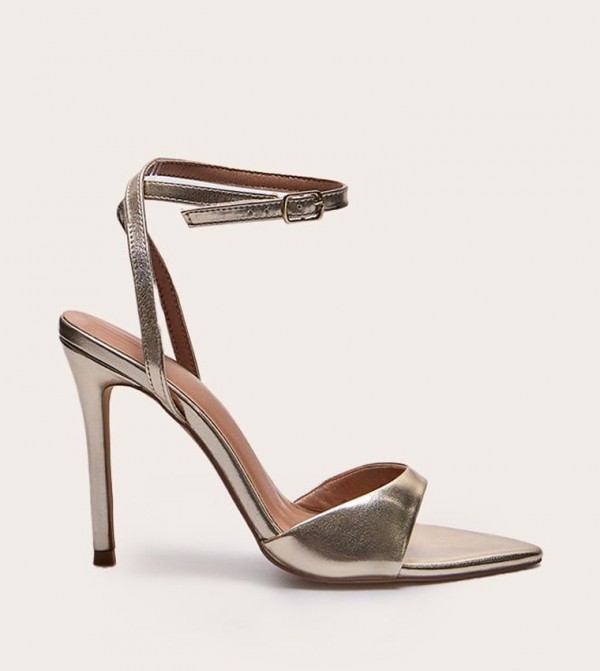Pointed Toe Stiletto Heeled Sandals