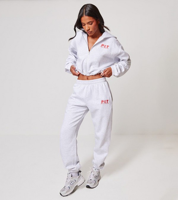 Elasticated Hem Zip-Through Jacket