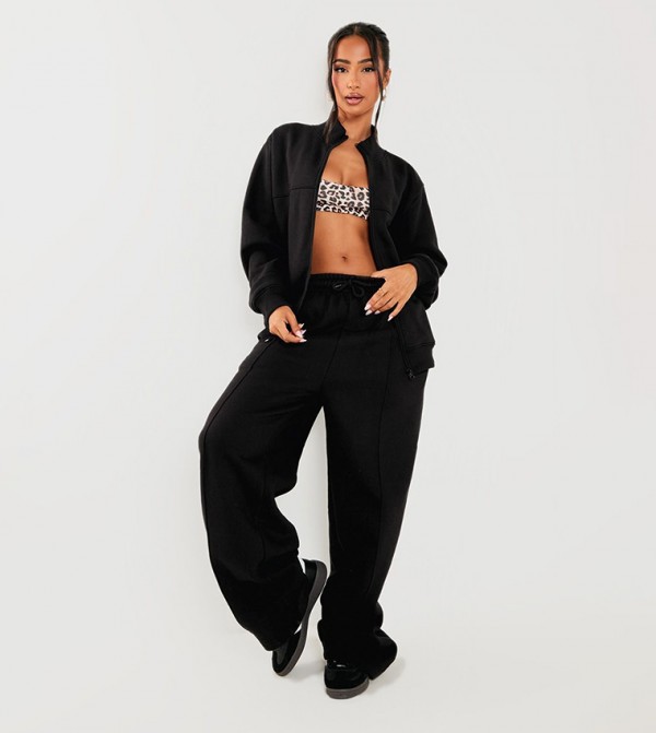 Petite Seam Detail Sweatpants