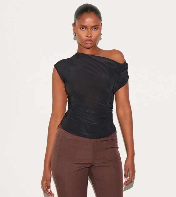 Slinky Backless Asymmetric Top
