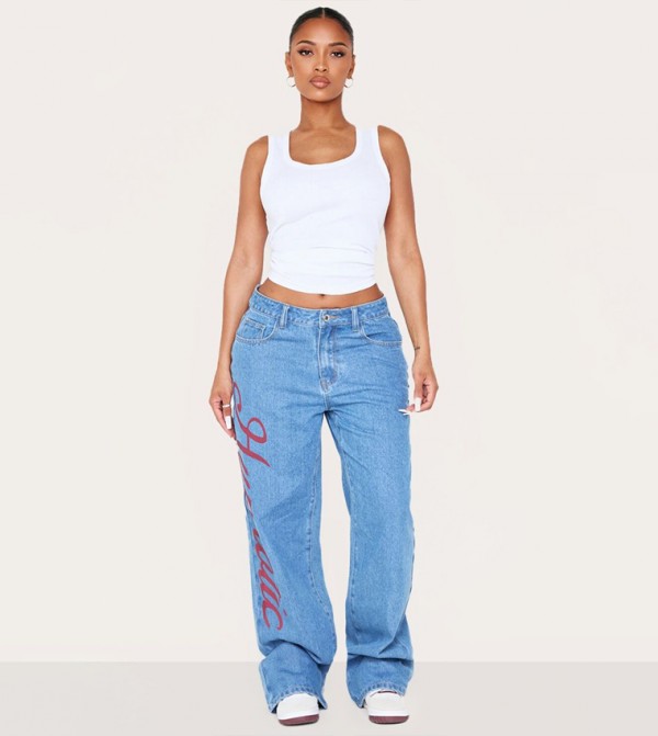 Shape Wash Low Rise Straight Fit Jeans