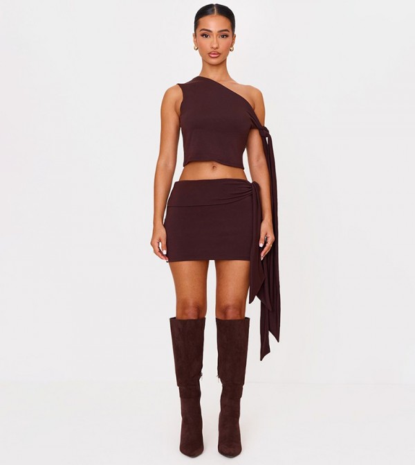 تنورة ميني جيرسيه للمقاسات الصغيرة 