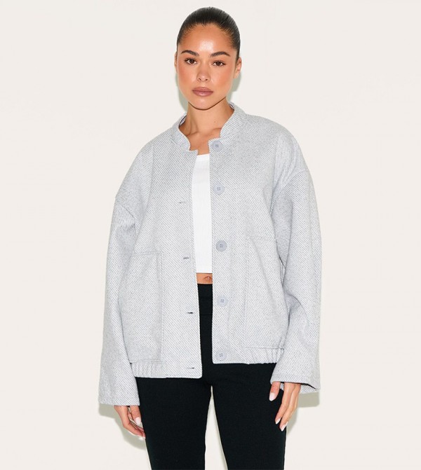 Herring Oversized Bomber Jacket