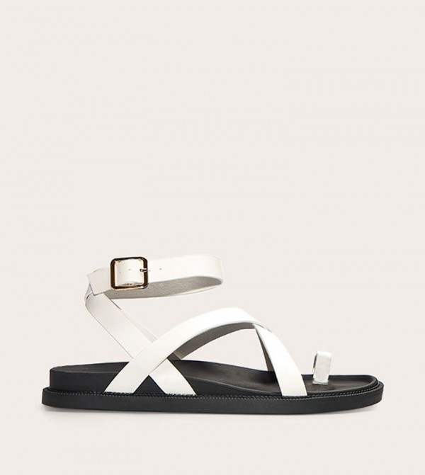 Round Toe Ankle Strap Comfort Sandals