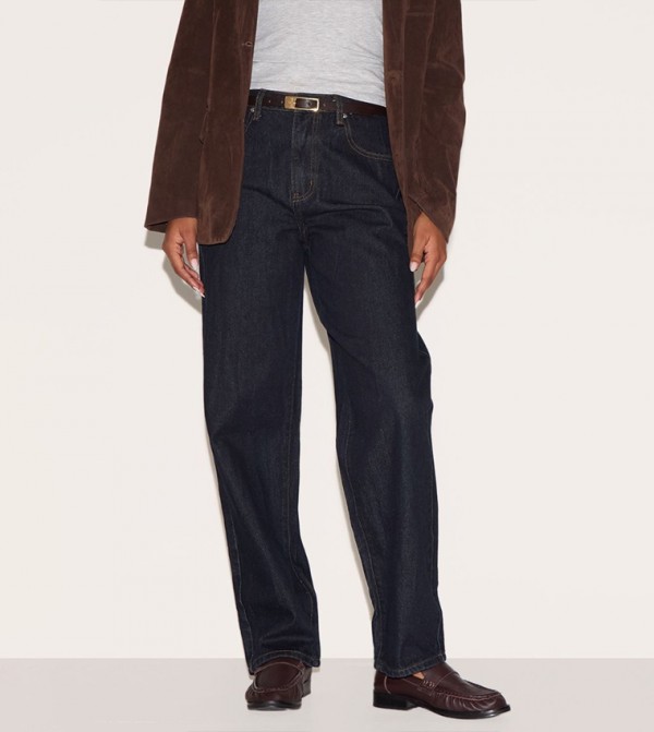 High Waist Boyfriend Fit Jeans