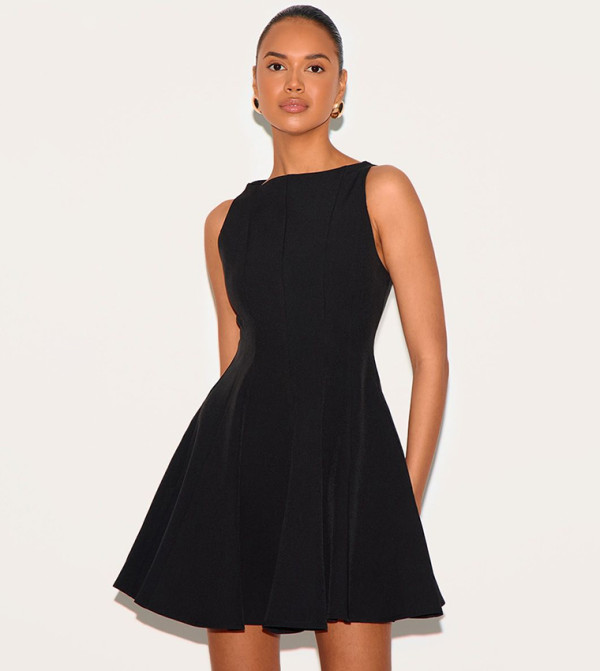 Pleated Maxi Dress Pretty Little Thing Pleated Dress Buy PrettyLittleThing  Solid Pleated Shift Mini Dress In