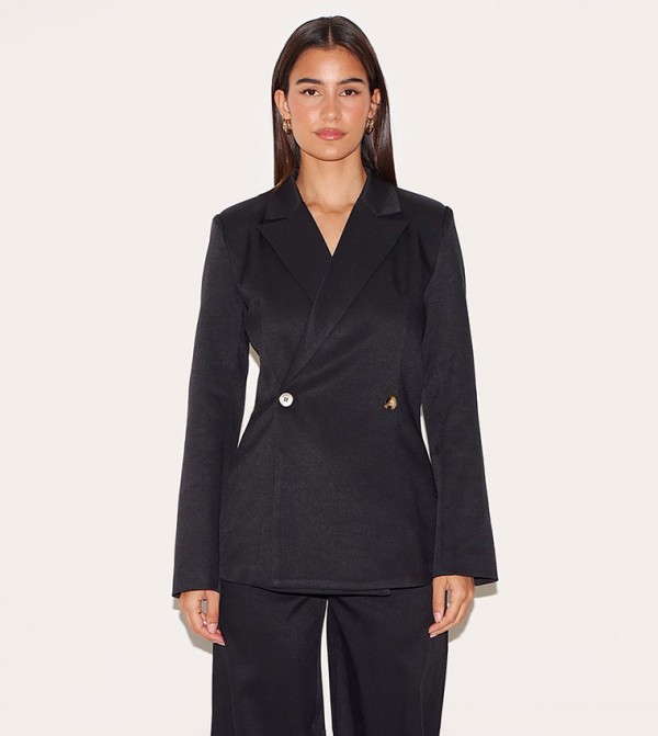 Premium Cinched Waist Blazer