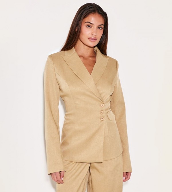 Cinched Waist Blazer