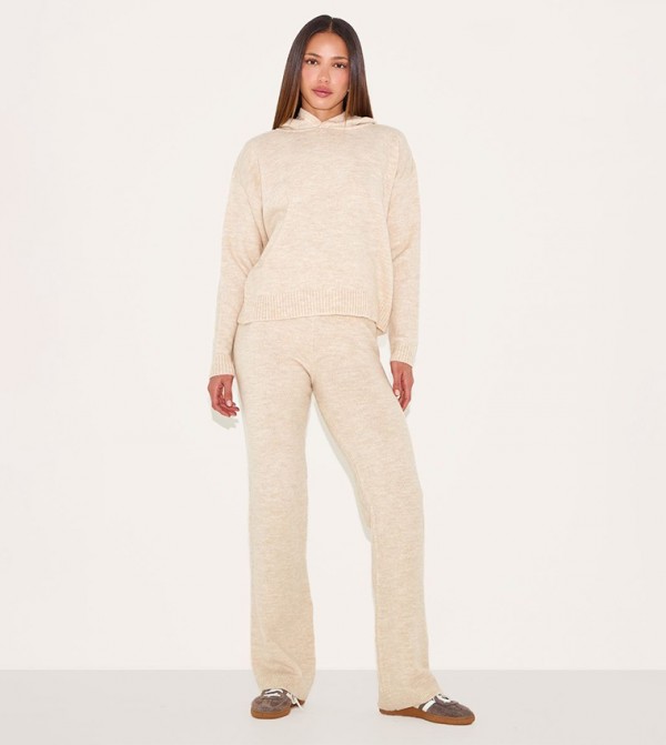 Tall Knit Wide Leg Trousers
