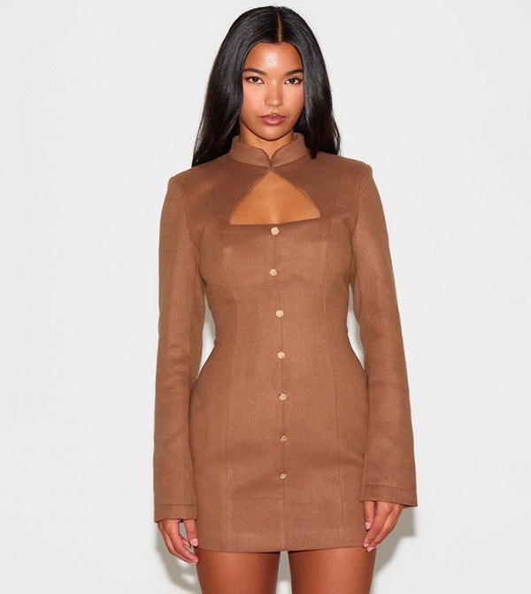 فستان ميني كم طويل 