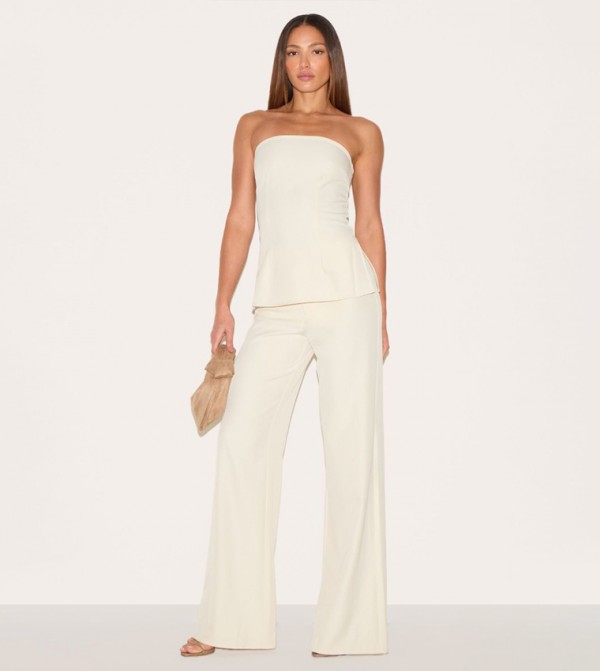 Tall Mid Rise Wide Leg Trousers