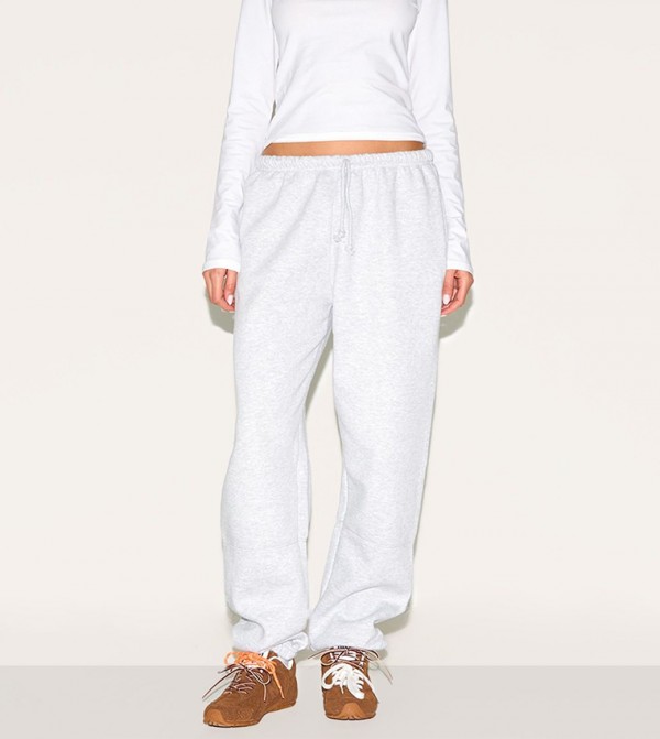 Cuffed Seam Detail Straight Fit Joggers