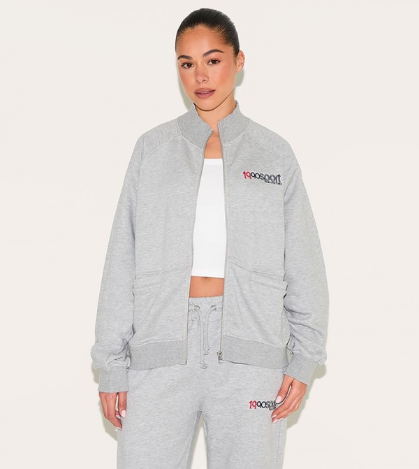 Embroidered Boxy Jacket